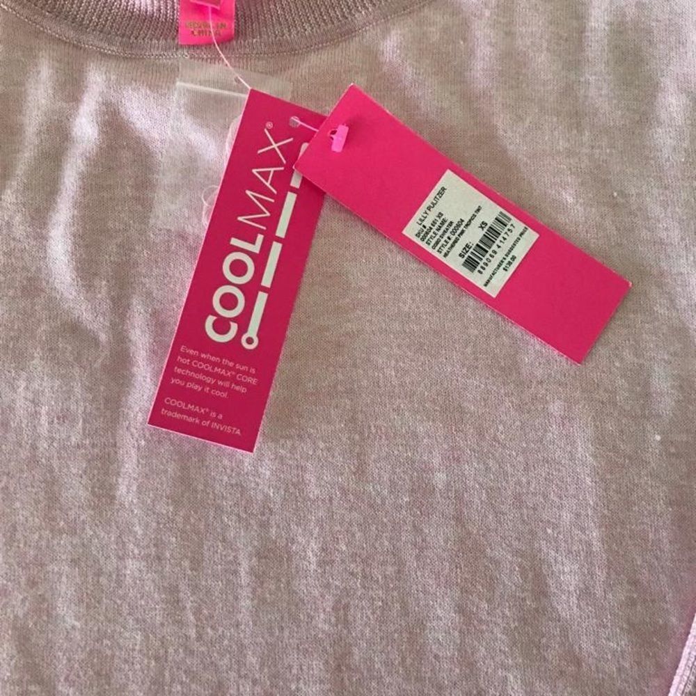 NWT’s Pink Cool knit Lily Pulitzer long sleeve top Cobo Sweater size XS - Picture 6 of 8